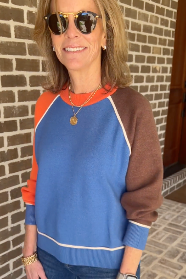 McReavy sweater, blue multi