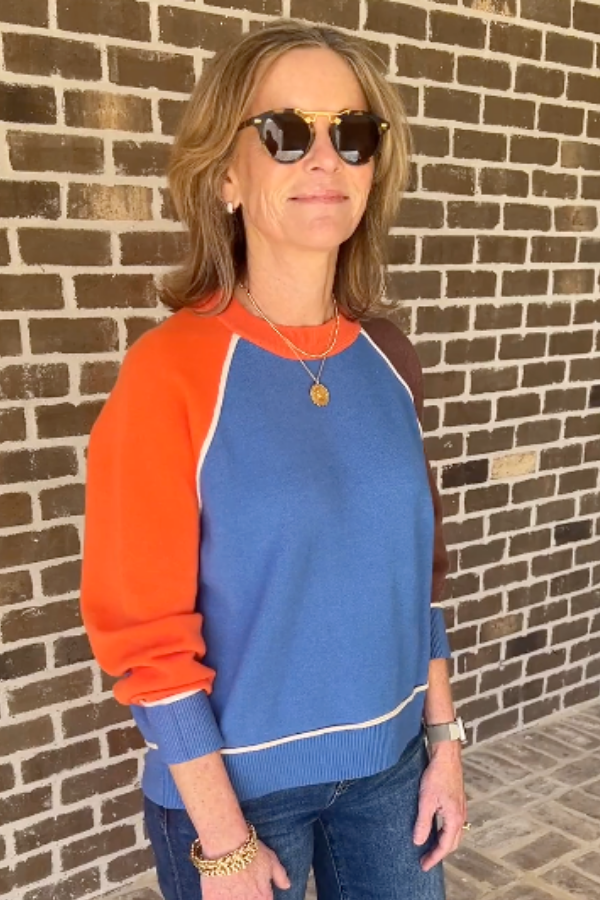 McReavy sweater, blue multi