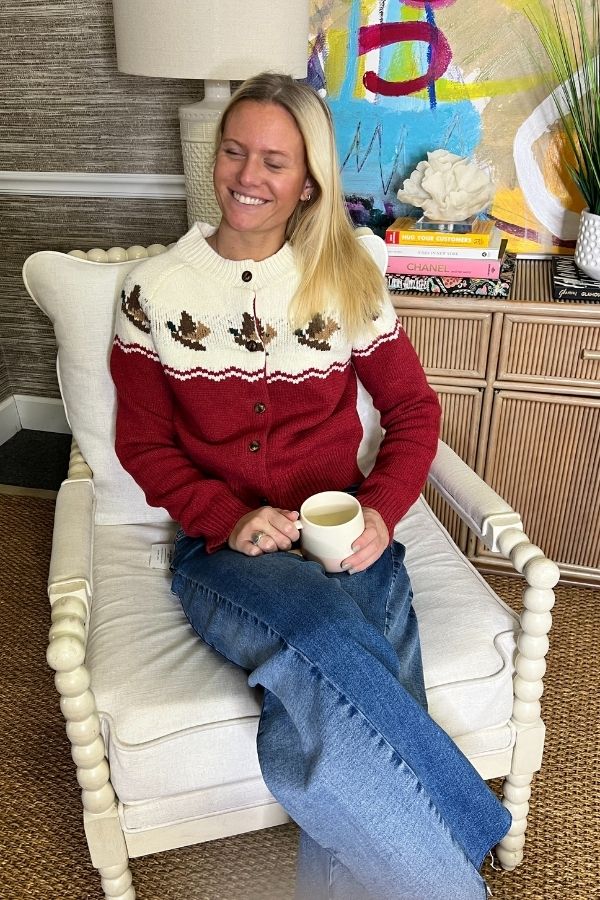 Duck Cardigan sweater