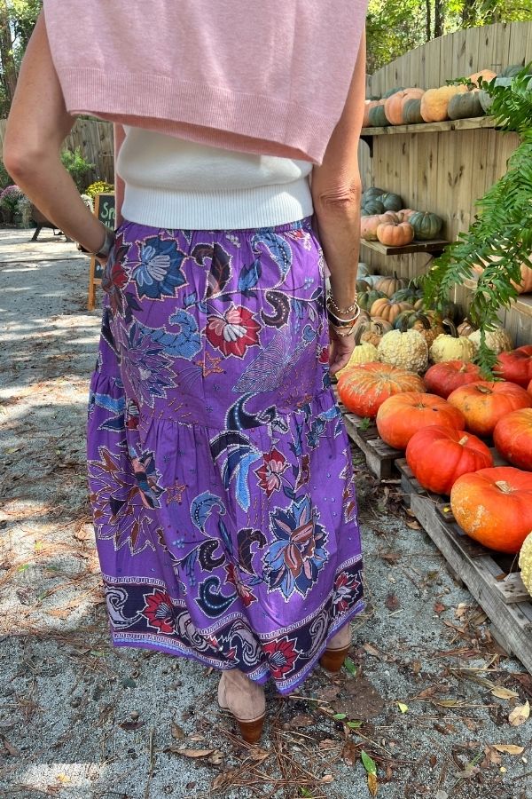 Ada skirt, purple sparkle