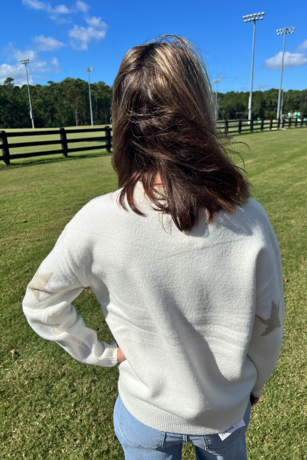 Adelyn sweater, ivory