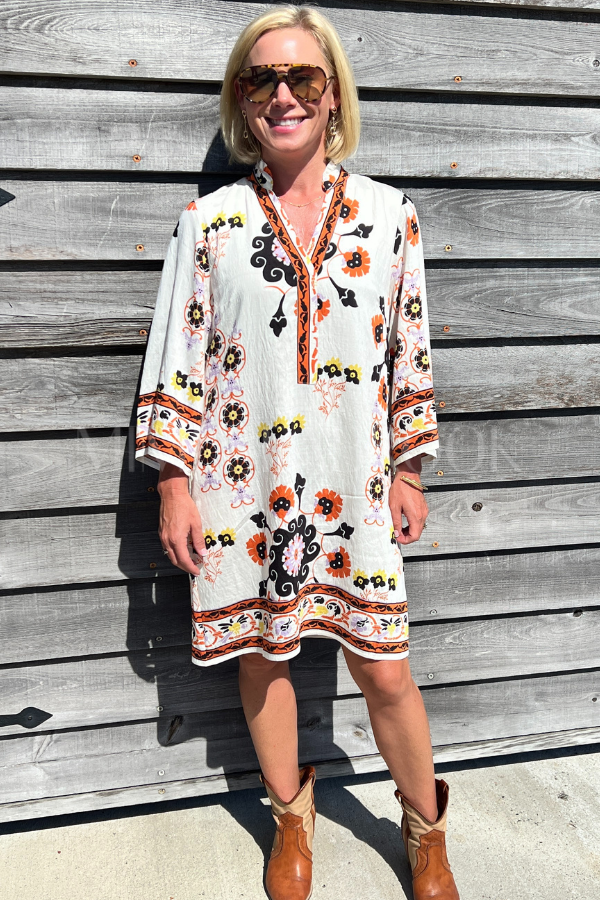 Admiral dress, white