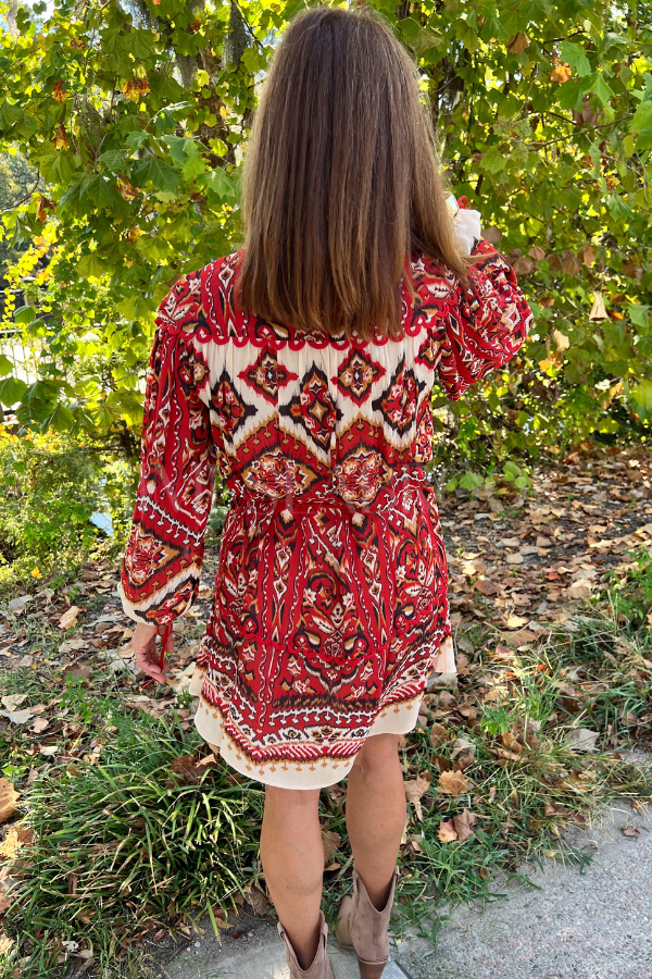 Ainika Pineapple Tapestry Mini Dress by Farm Rio