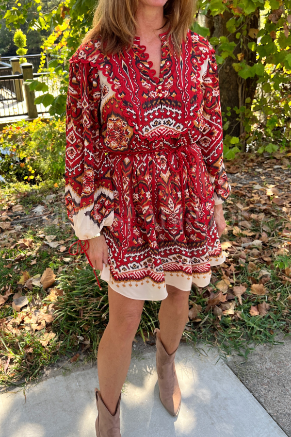 Ainika Pineapple Tapestry Mini Dress by Farm Rio