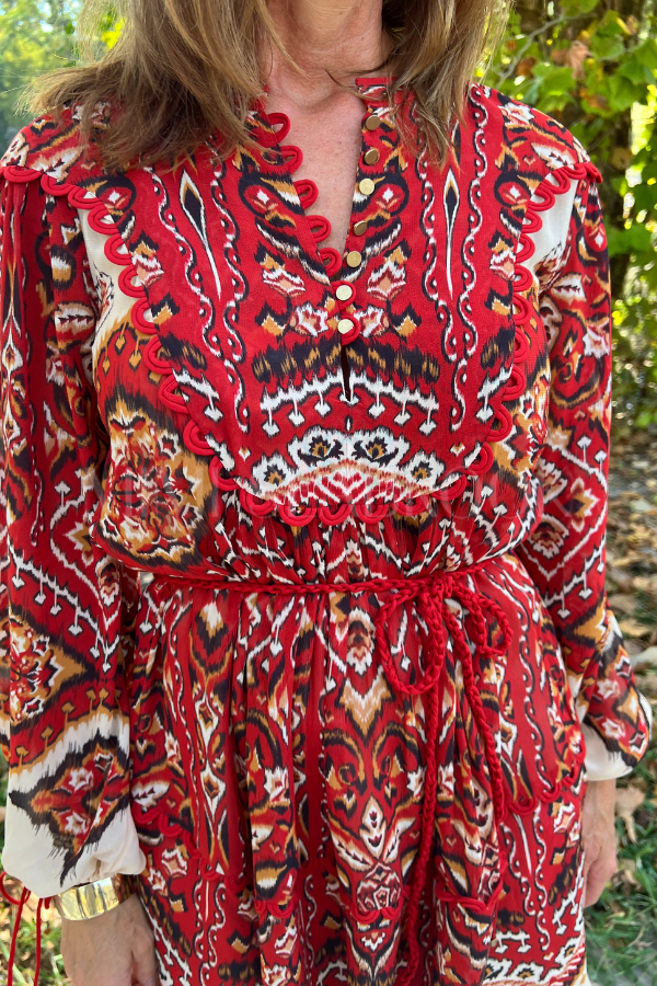 Ainika Pineapple Tapestry Mini Dress by Farm Rio