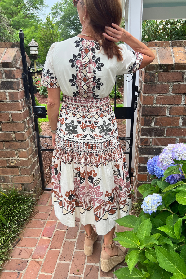 Ainika Rustic Flowers Maxi Dress by Farm Rio