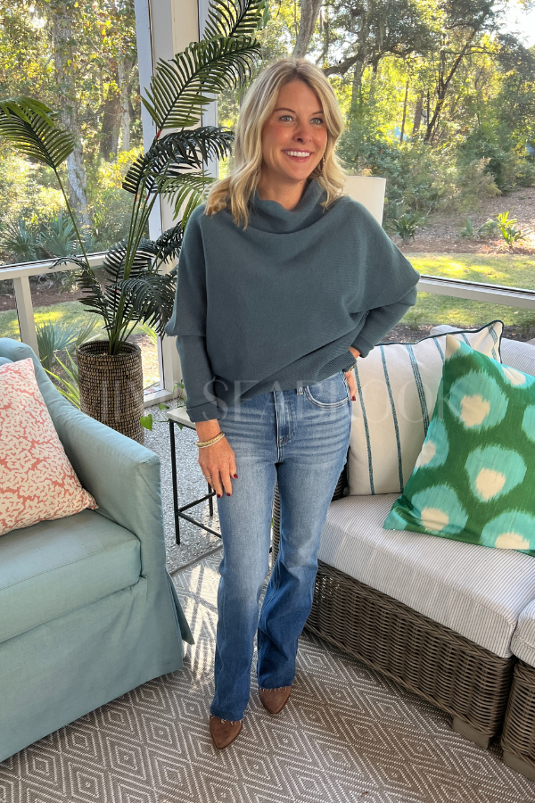 Alana sweater, lagoon