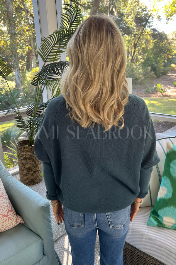 Alana sweater, lagoon