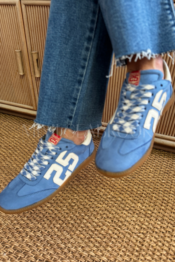 Alena sneakers, blue suede