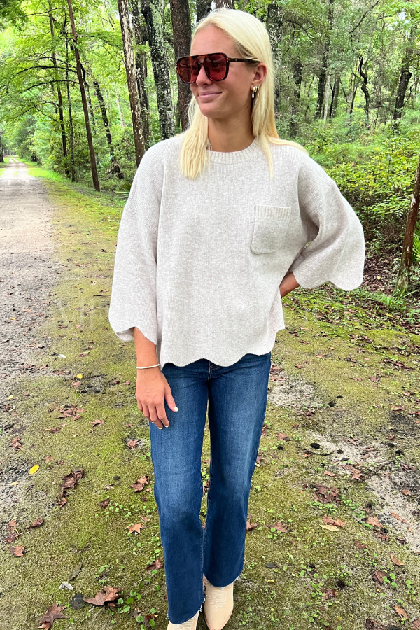 Alicia sweater, oatmeal