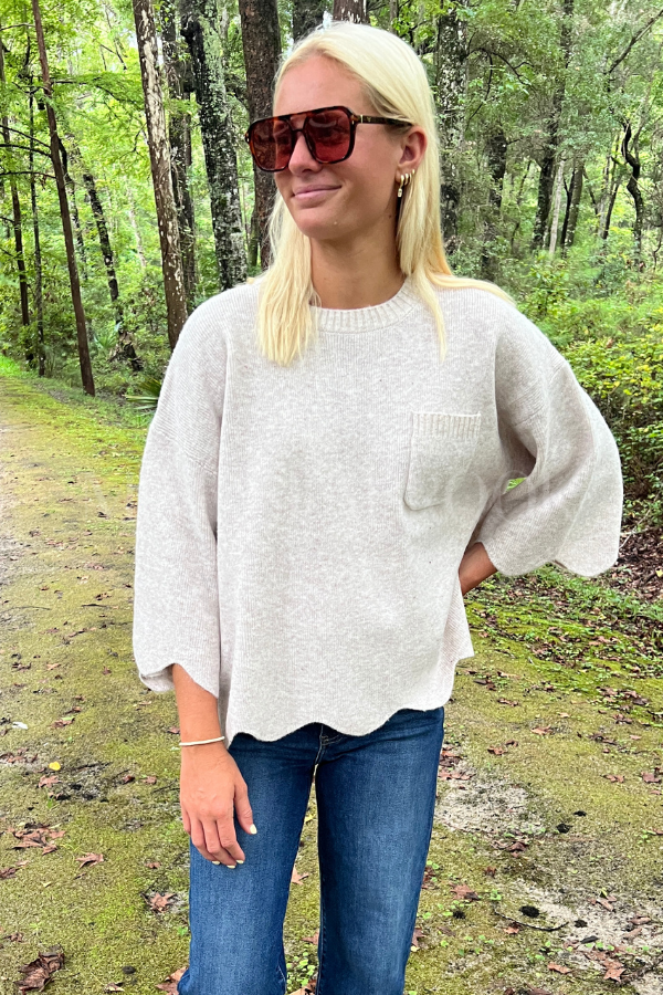 Alicia sweater, oatmeal