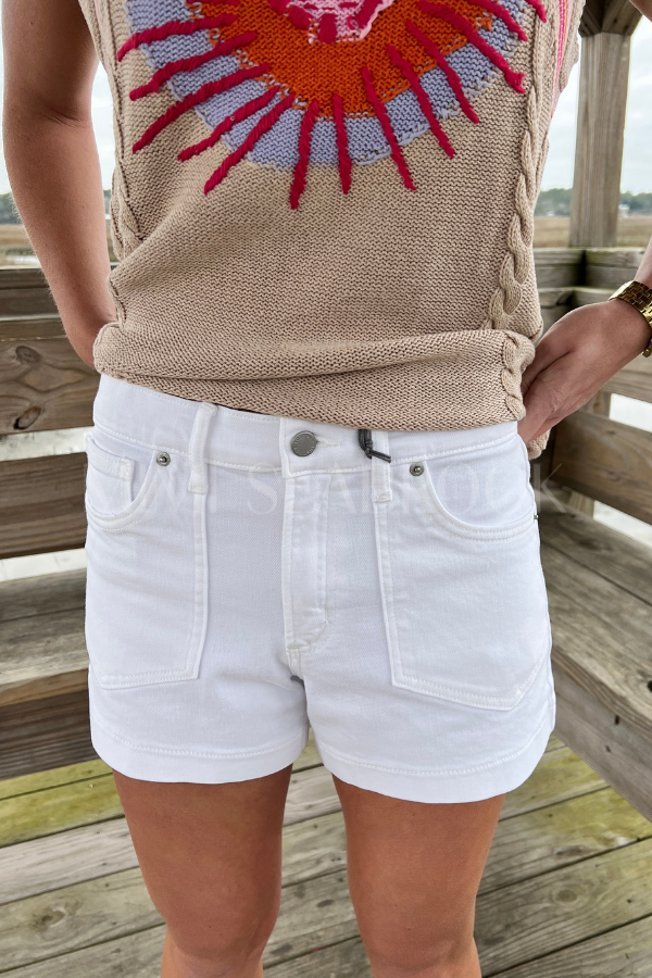 Alina denim shorts