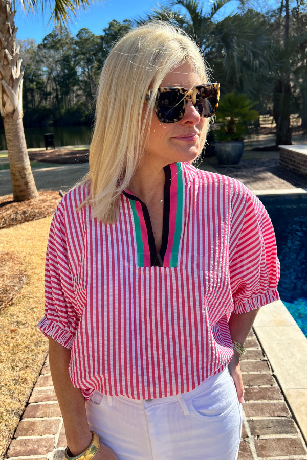 Alton top, pink