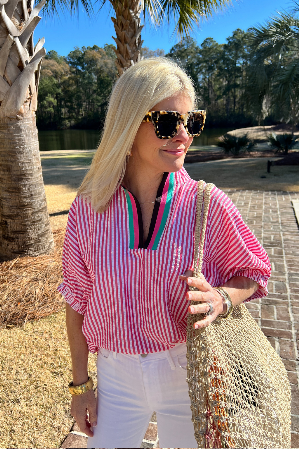 Alton top, pink