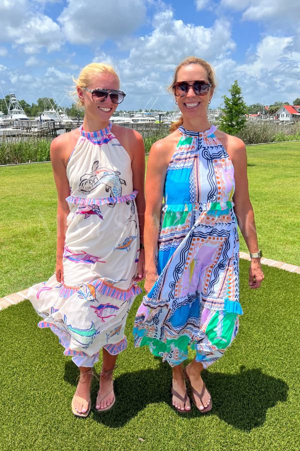 Alys Beach Dress by King + Pitt, chroma reef print (pre-order)