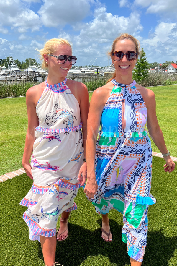 Alys Beach Dress by King + Pitt, chroma reef print (pre-order)