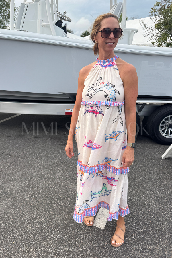 Alys Beach Dress by King + Pitt, chroma reef print (pre-order)