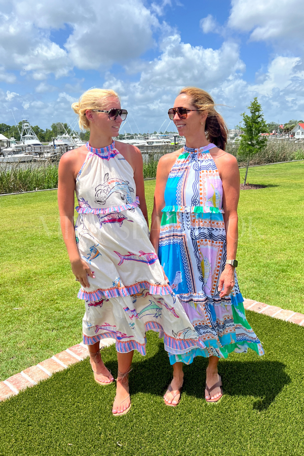 Alys Beach Dress by King + Pitt, chroma reef print (pre-order)