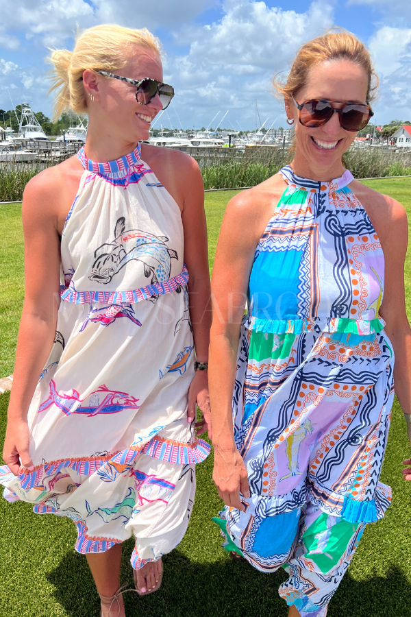 Alys Beach Dress by King + Pitt, chroma reef print (pre-order)