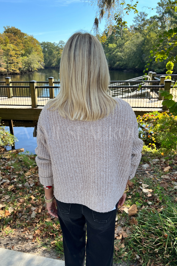 Ames cardigan sweater, oatmeal