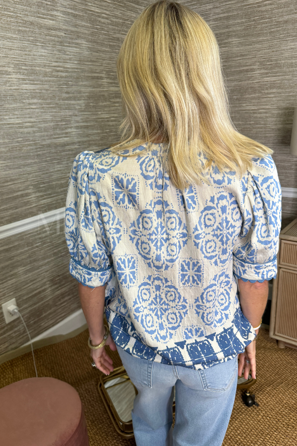 Anderson top, blue