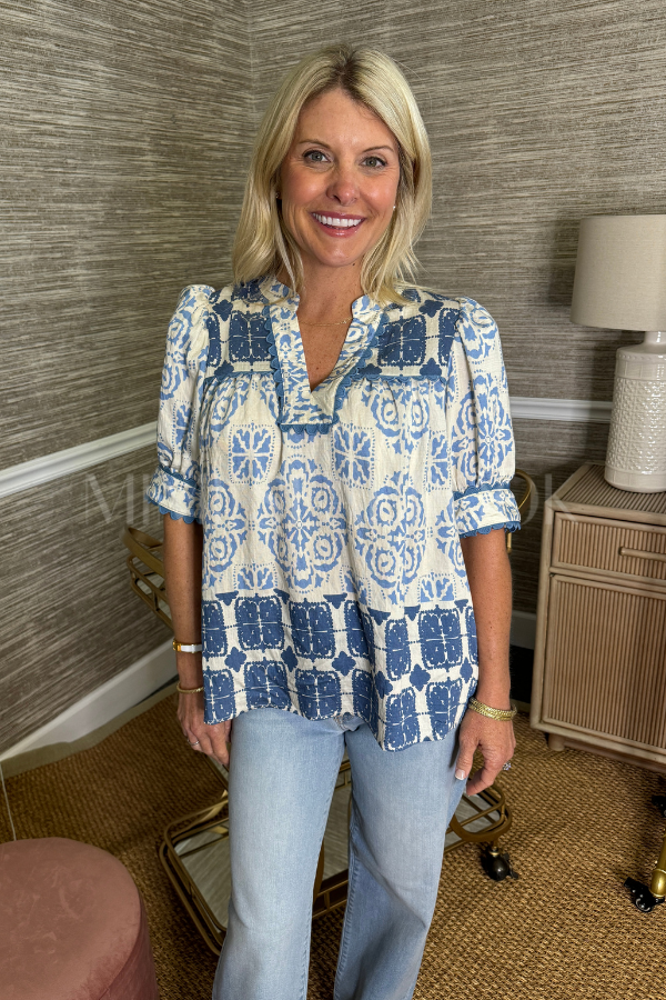 Anderson top, blue