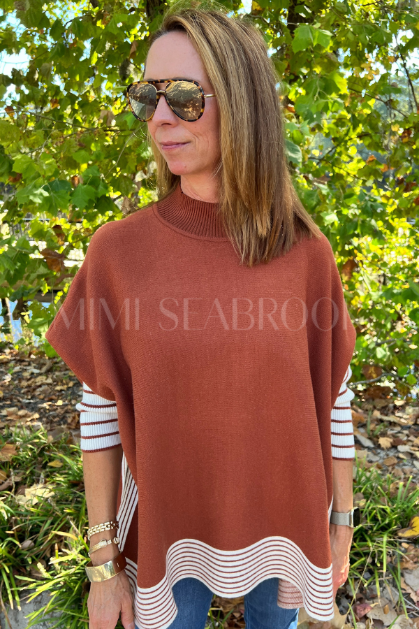 Andrea sweater, rust