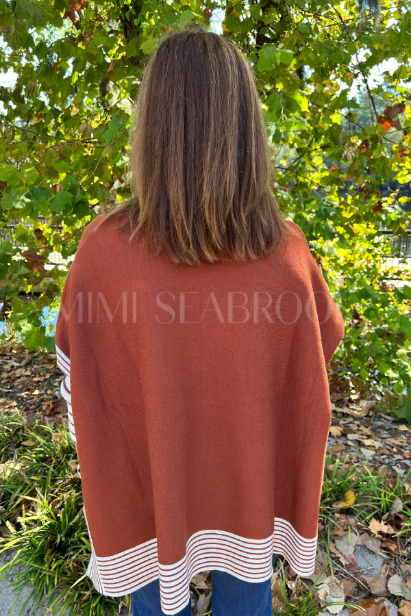 Andrea sweater, rust