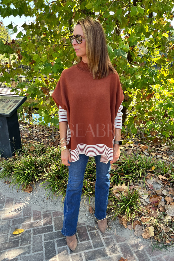 Andrea sweater, rust