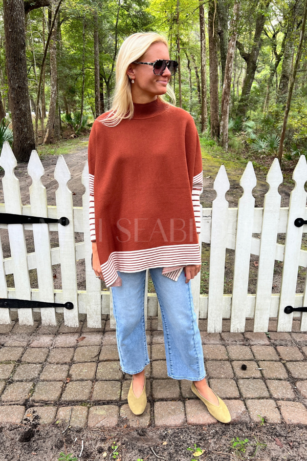 Andrea sweater, rust