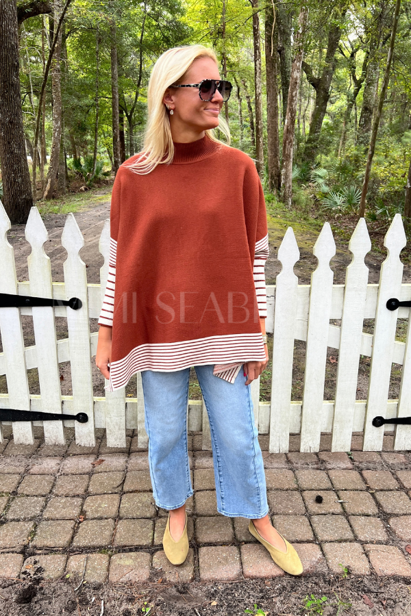 Andrea sweater, rust