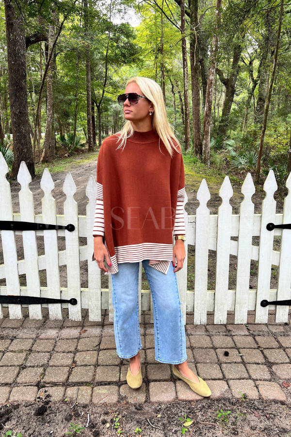 Andrea sweater, rust