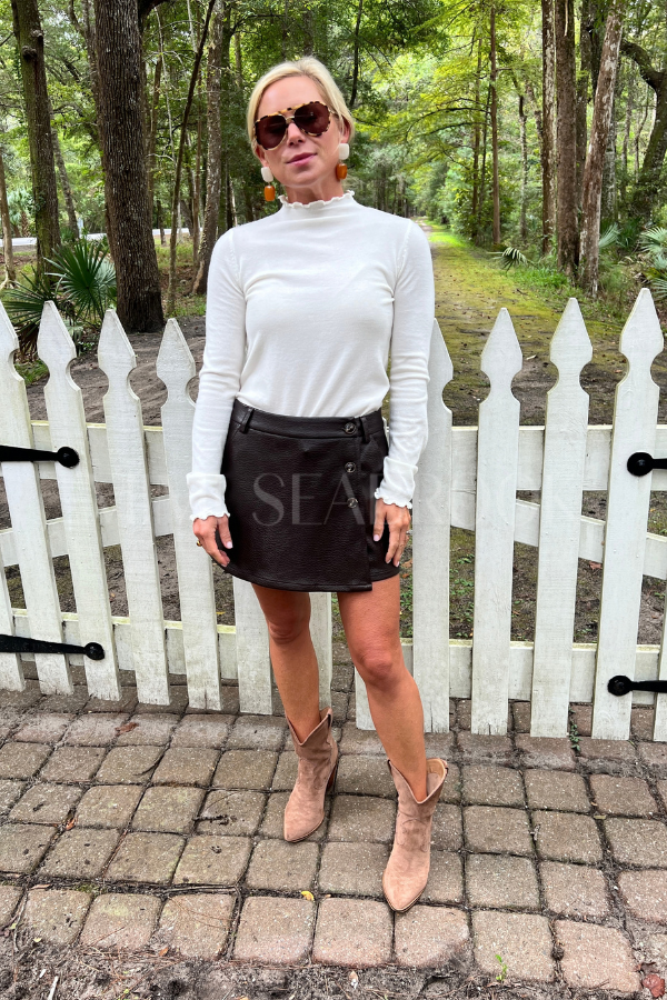 Ansley skort, chocolate brown