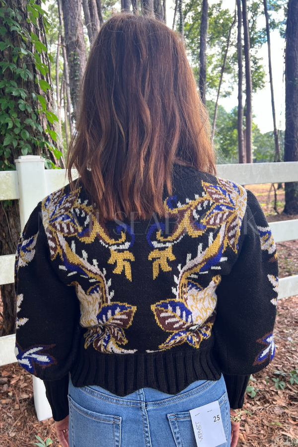 Arabesque Paradise Knit Sweater by Farm Rio