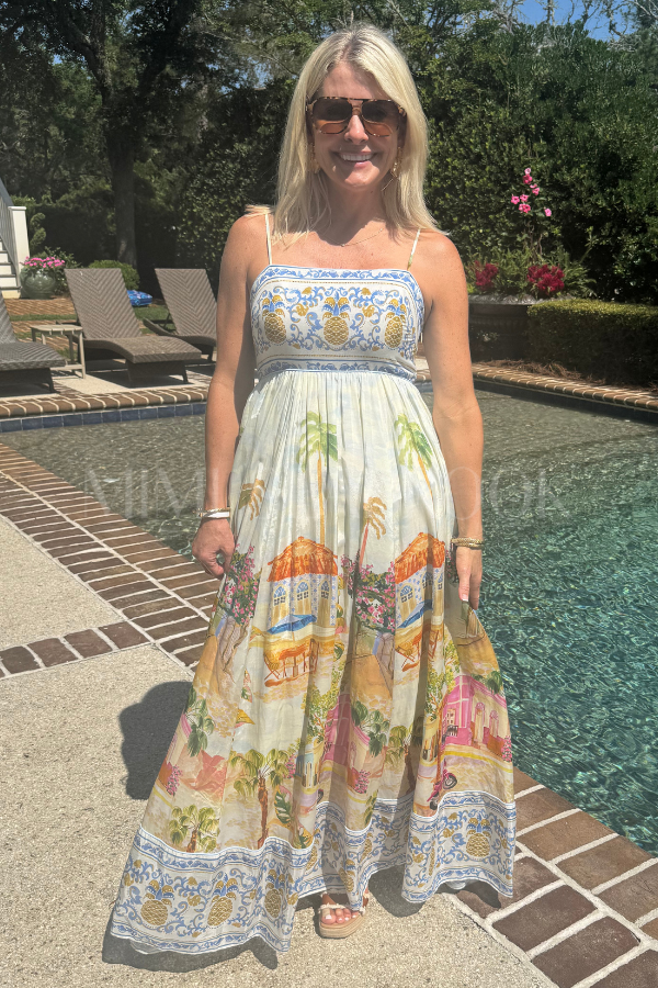 Aracati Multicolor Maxi Dress by Farm Rio