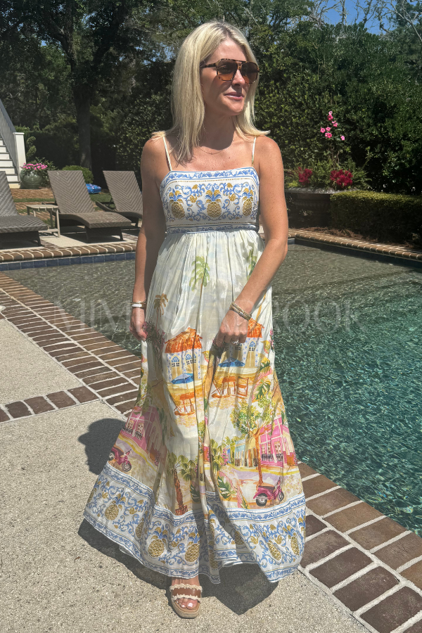 Aracati Multicolor Maxi Dress by Farm Rio