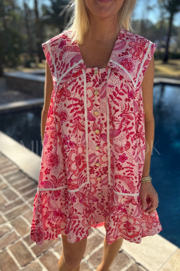Arlington dress, pink