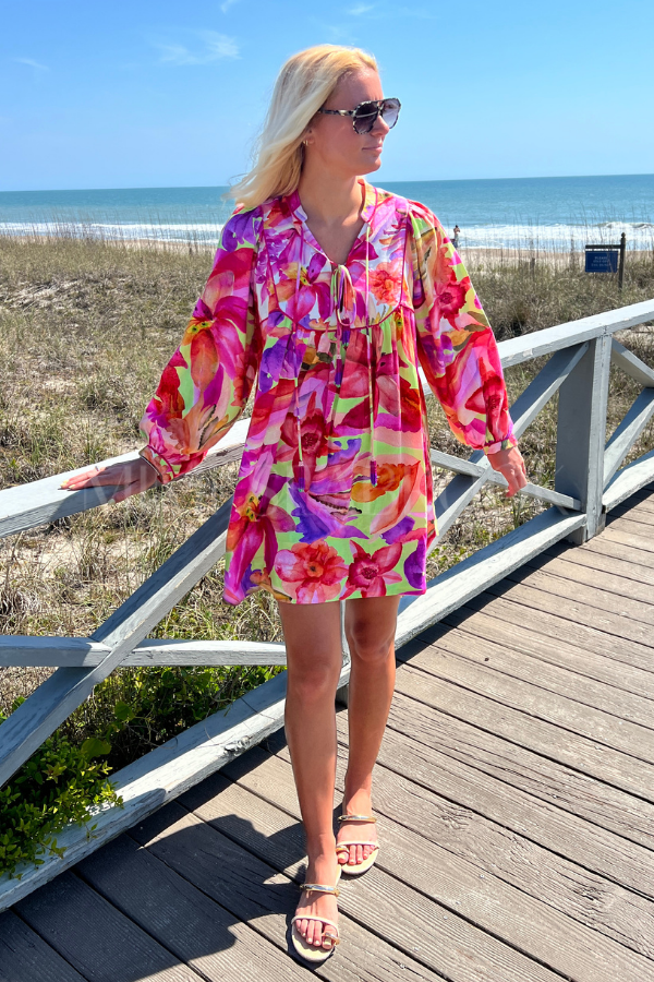 Artsy Flora Green Midi Dress by Farm Rio