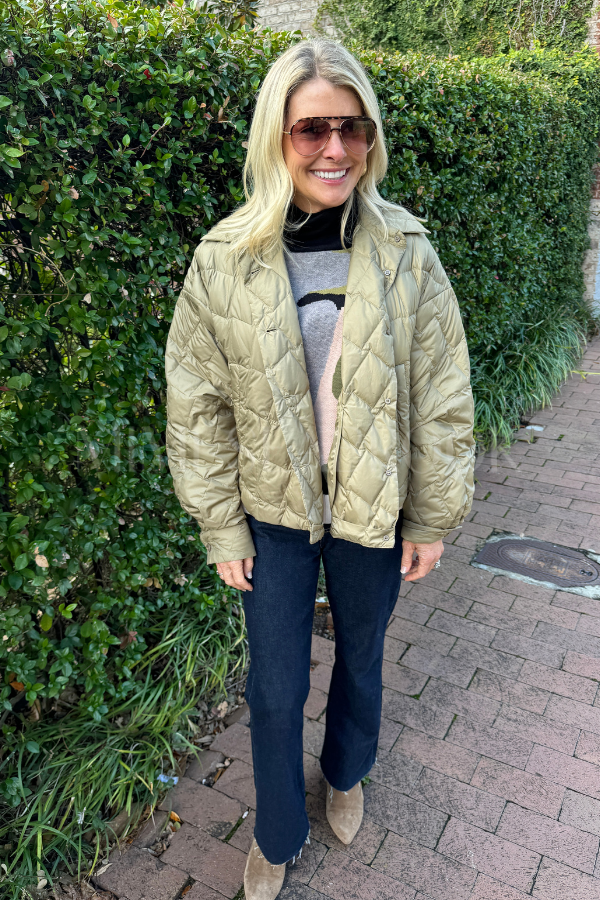 Arya jacket, olive taupe