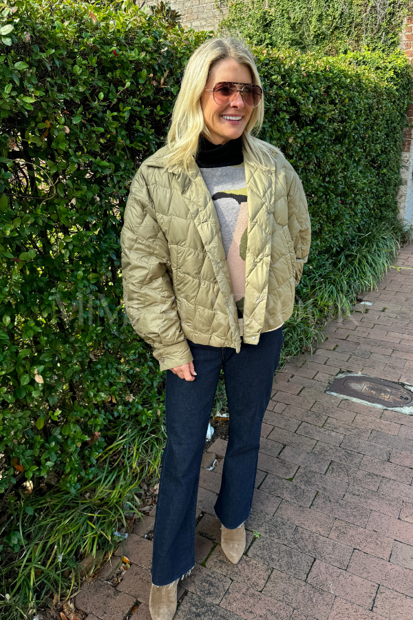 Arya jacket, olive taupe