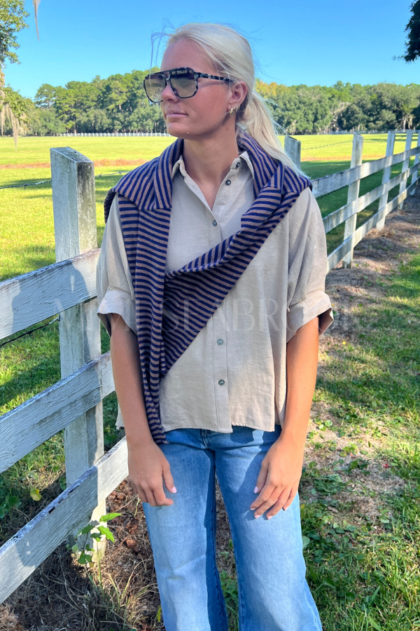 Ashbourne top, khaki