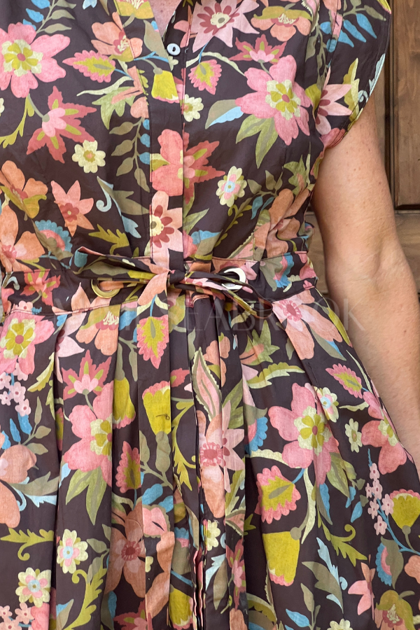 Astera dress, brown