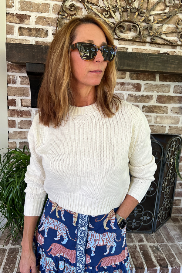 Aubrie sweater, cream