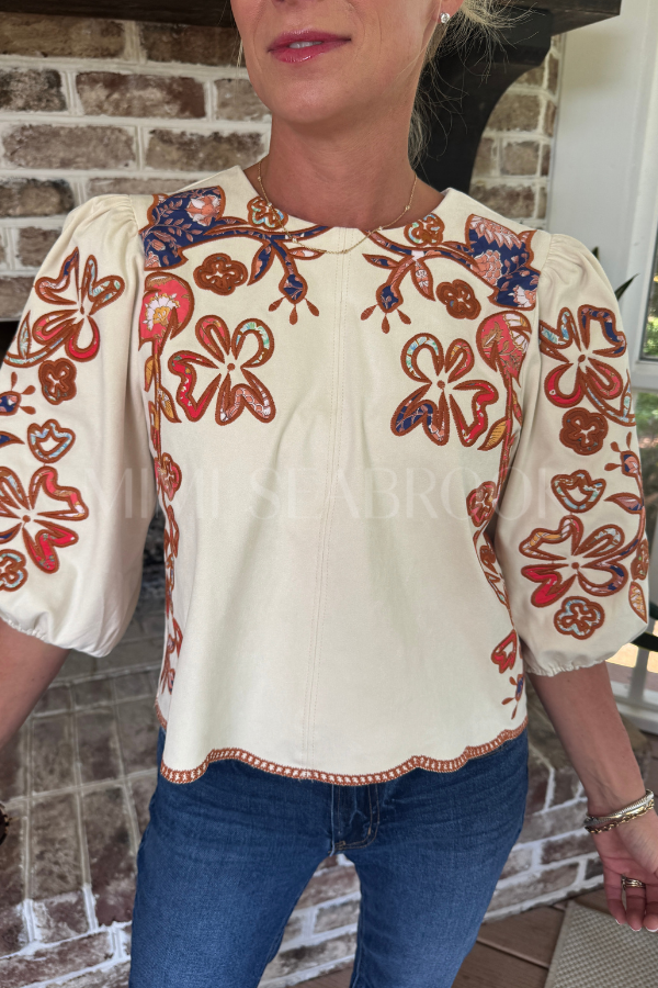 Austin Suede Top