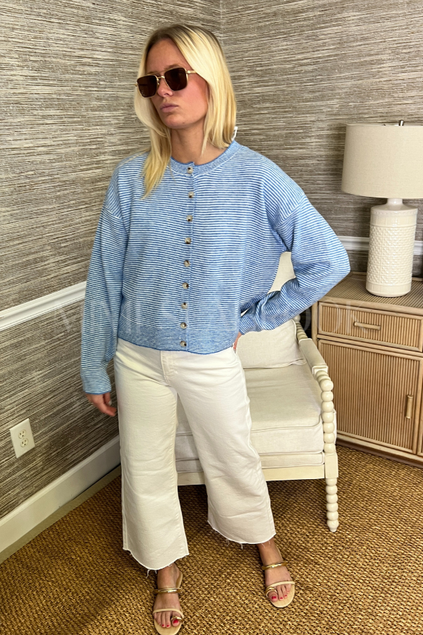 Babette sweater, coastal