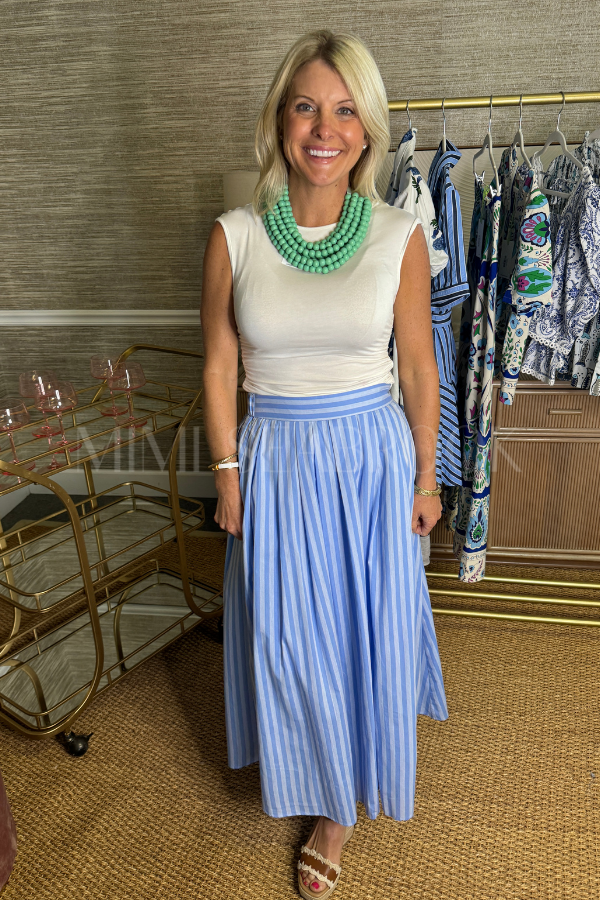 Bale skirt, blue