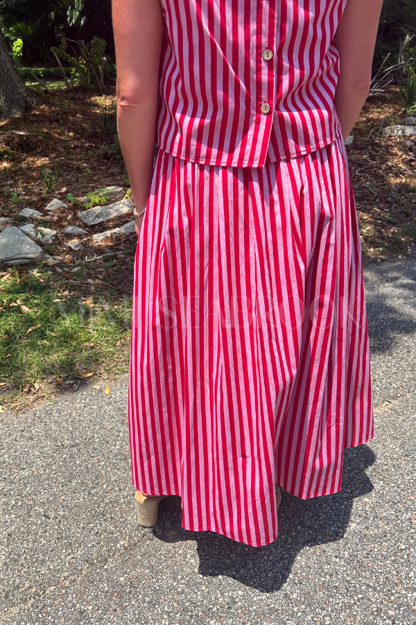 Bale skirt, red