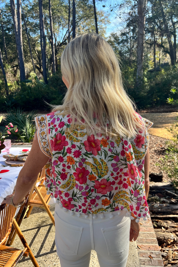 Banana Flowers Blouse by Farm Rio