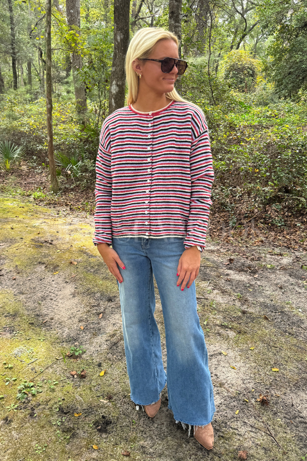 Barker sweater, red