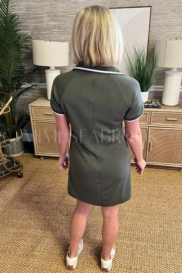 Barkley dress, olive